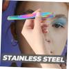 Angoily 4pcs Eyebrow Tweezers Stainless Steel Tip Tweezers for Eyebrow Plucking and Eyelash Application Precision Beauty Tools for Women view 2