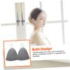 BESPORTBLE Sauna Hat Mitten Mat Felt Breathable Sauna Pad Easy to Store Keeps Head and Hair from Overheating Bath and Spa Accessory for Women view 3