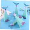 ABOOFAN 40pcs Wedding Candy Box Mermaid Decorations Wedding Party Favour Boxes Sweets for view 3