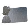 VANZACK Sauna Cap Set Felt Hat and Mitten Pad Gray Sauna Hair Cover Protective Heat Resistant for Bath House and Spa view 1