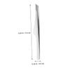 Didiseaon Lash Tool for Beauty Care for False Eyelashes and Fine Eyebrow Hairs Eyelash Tweezers and Eyebrow Tweezers Set 4pcs Made of Stainless Steel with Matte Finish, Easy Gripping view 3