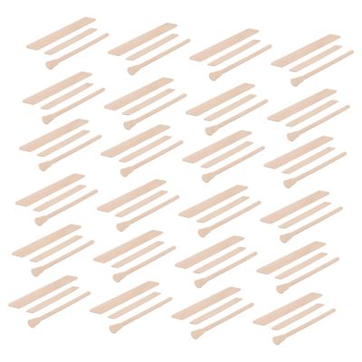 DOITOOL 150pcs Wax Stick Removal Stick Strips Wooden Applicator for Face Body Hair Removal