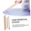 DOITOOL 150pcs Wax Stick Removal Stick Strips Wooden Applicator for Face Body Hair Removal view 4