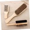 DOITOOL 3pcs Beard Grooming Brush Handle Soft Bristle Cleaning Brush for Men's Facial Care Barber Supply view 4