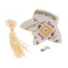 ABOOFAN 50pcs Wedding Candy Boxes Pyramid Shaped Candy Boxes for Party Wedding Favor Straps Tag Treat view 1