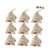 ABOOFAN 50pcs Wedding Candy Boxes Pyramid Shaped Candy Boxes for Party Wedding Favor Straps Tag Treat view 4