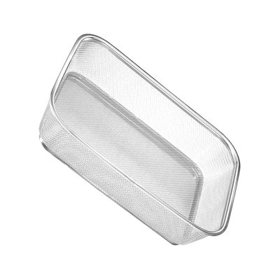 Zerodeko Stainless Steel Drain Basket Sturdy Mesh Design for Vegetable Washing Multi-Purpose Storage Basket for Kitchen Use for Draining Fruits and Rice