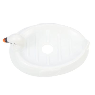 IMIKEYA Self Draining Soap Holder Ceramic Soap Dish for Bathroom/toilet Wall Mount Soap Dishes Drainage