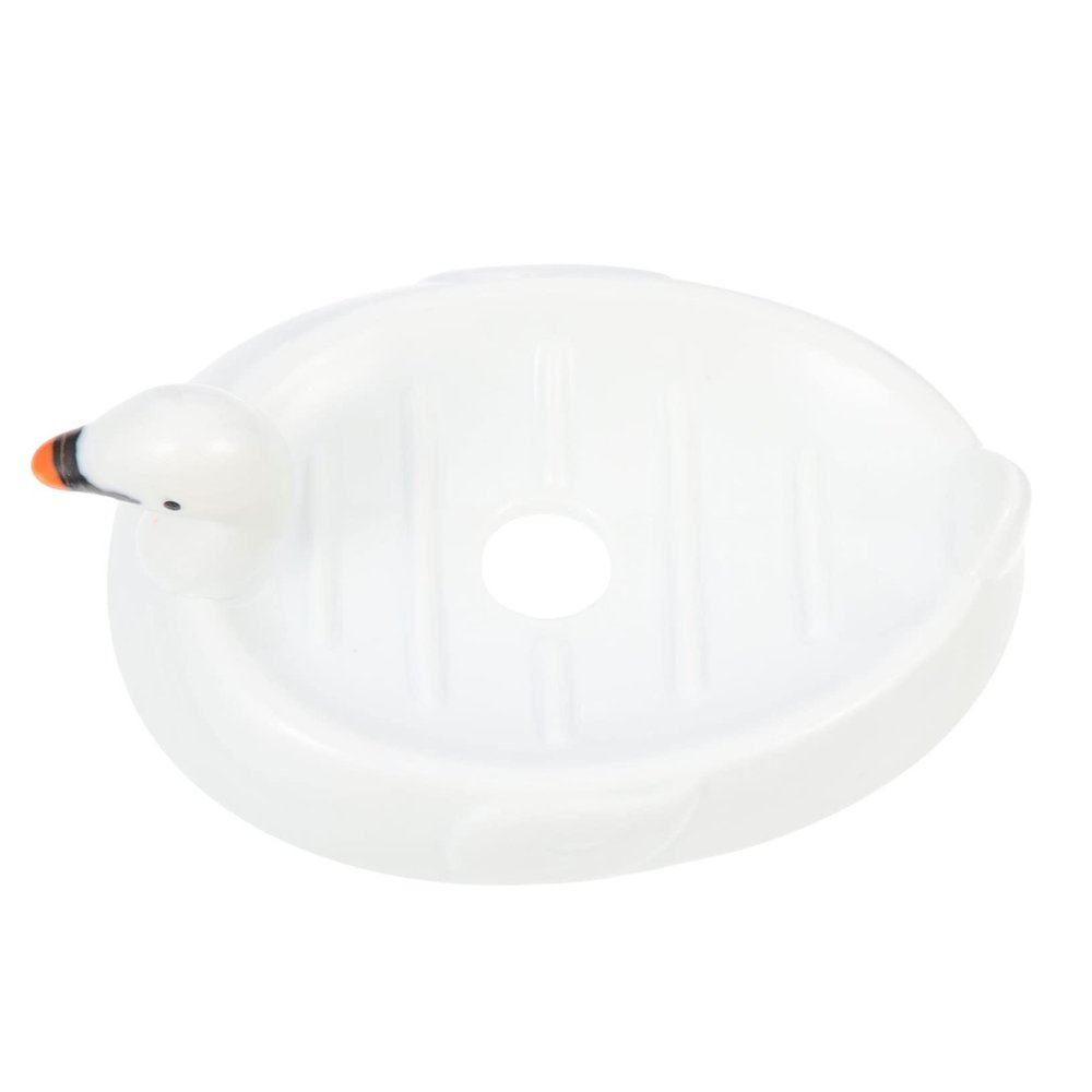IMIKEYA Self Draining Soap Holder Ceramic Soap Dish for Bathroom/toilet Wall Mount Soap Dishes Drainage