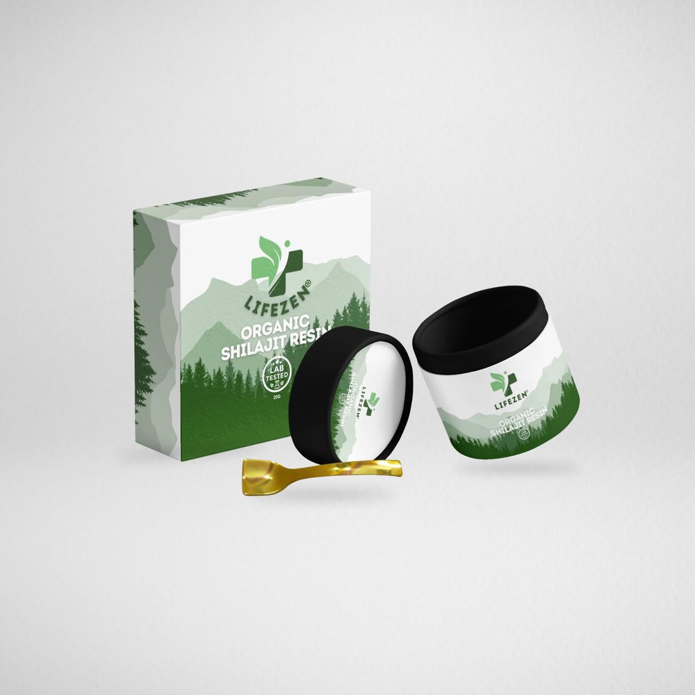 LifeZen Himalayan Shilajit 20g - All Natural 100% Pure North Indian Shilajit Resin with Fulvic Acid and Minerals