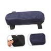 HOMSFOU Armrest Accessories for Wheelchair 2pcs Pads in Dark Blue for Comfort and Support view 2