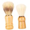 Angoily 2pcs Beard Brush Wood Handle Shaving Brush for Men Beard Grooming Salon Use view 1