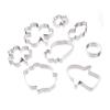 OUNONA Stainless Steel Cookie Moulds Set 8pcs Baking Accessories Festival Baking Molds for St. Patrick's Day view 1
