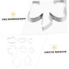 OUNONA Stainless Steel Cookie Moulds Set 8pcs Baking Accessories Festival Baking Molds for St. Patrick's Day view 2