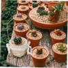 Zerodeko Handmade Art Flowerpot Golden Plant Container for Wedding Party Chic Decor Portable Sundries Basket view 3