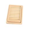 CAXUSD Double Layer Wood Soap Holder Soap Dish Tray Natural for Kitchen Bathroom Organizer view 1