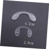 UTHCLO 5pcs Silicone Nose Pads for Eyeglasses Non-slip Nose Pads Replacement for Boy Girl Boys and Girls and Students Prevent Slipping While Wearing Glasses view 3