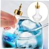 PRETYZOOM Decorative Glass Bitters Bottle for Cocktails Portable Japanese Style Bitter Dasher Cover Bartender for Wine view 3
