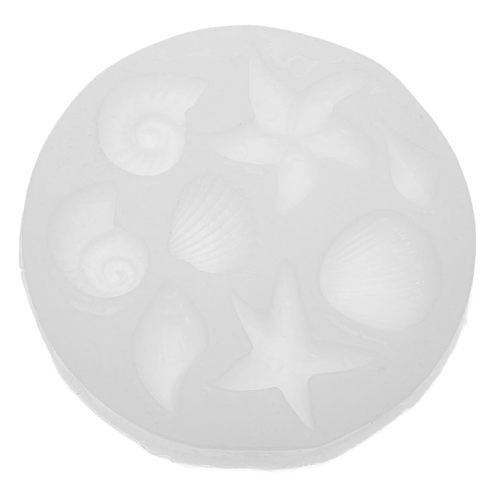 GOOHOCHY Food-Grade Silicone Ocean Animal Soap Molds Sea Creature and Shell Designs for DIY Resin Crafting and Baking, Non-Toxic Silicone Cake and Fondant Mold Set for Handmade Decorations