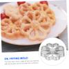 DECHOUS Aluminum Alloy Timbale Mold for Deep-Fried Snacks Oil Dumpling Mold No Handle Sturdy view 3