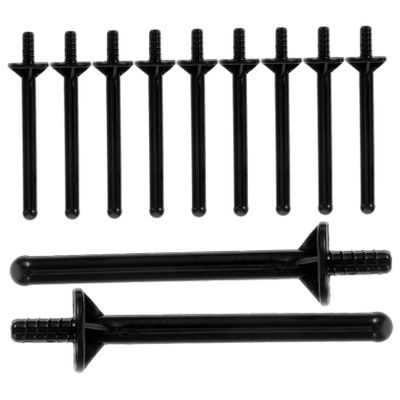 Didiseaon Nose Wax Applicators 30Pcs Black PP Nose Hair Removal Sticks Portable Convenient for Home DIY Facial Hair Cleaning