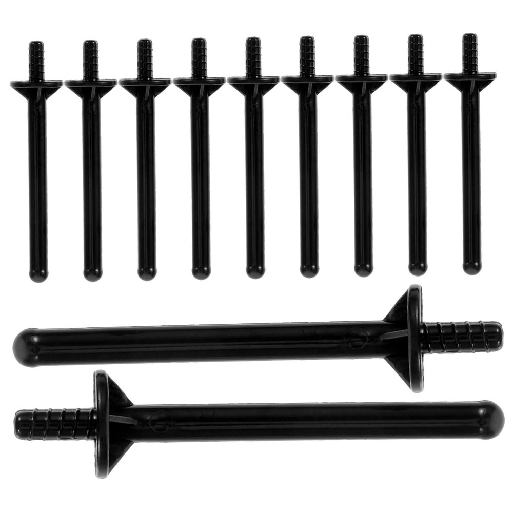 Didiseaon Nose Wax Applicators 30Pcs Black PP Nose Hair Removal Sticks Portable Convenient for Home DIY Facial Hair Cleaning
