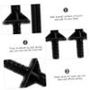 Didiseaon Nose Wax Applicators 30Pcs Black PP Nose Hair Removal Sticks Portable Convenient for Home DIY Facial Hair Cleaning view 2