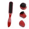 Didiseaon Solid Wood Beard Styling Brush Pig Bristles for Men Beard Cleaning Use at Home Travel view 3