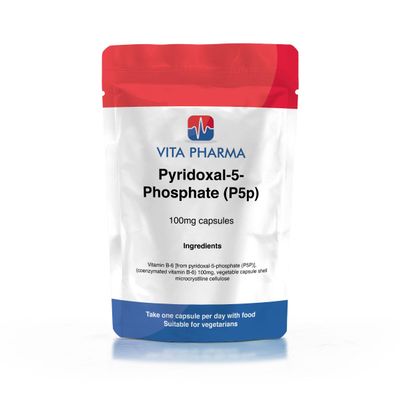VITA PHARMA Pyridoxal-5-Phosphate (P5p) 100mg 120 Capsules