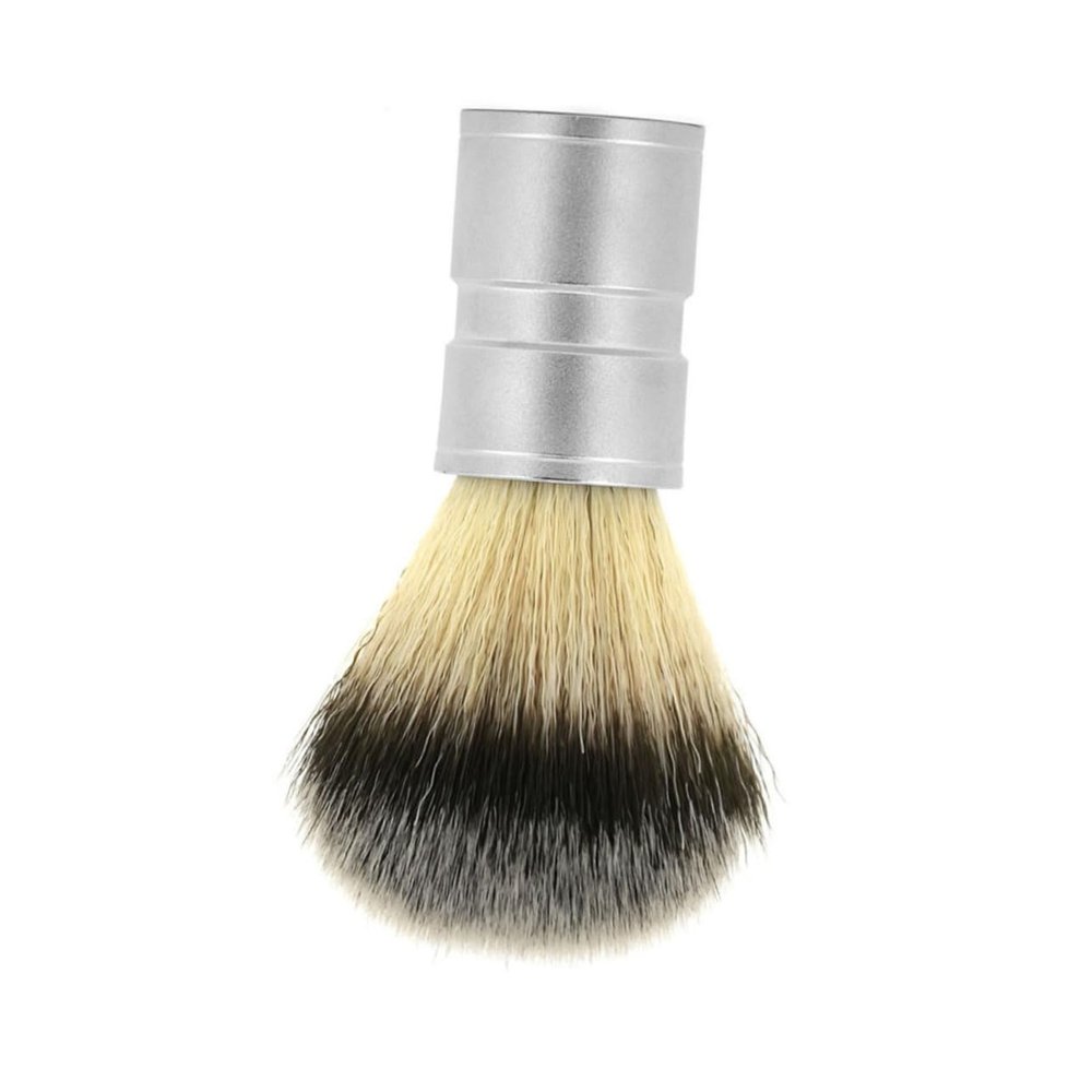 Mipcase Fine Nylon Brush Men's Shaving Brush Hair Beard for Mustache Goatee Whiskers