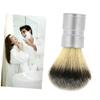 Mipcase Fine Nylon Brush Men's Shaving Brush Hair Beard for Mustache Goatee Whiskers view 2