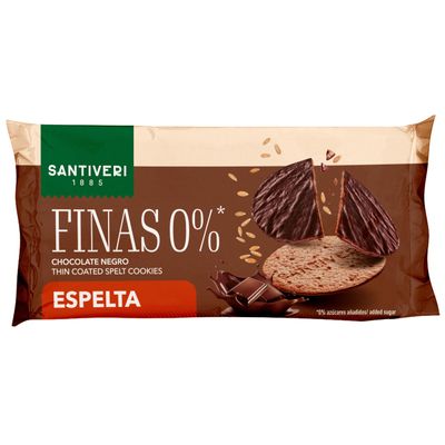 Fine 0% spelled biscuit 90 g (Chocolate - Spelt)