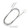 150cm Refrigerator Hole Cleaning Brush Flexible Soft Fridge Dredge Pipe Cleaner Shower Cleaning Brush Pipe Brush Refrigerator Dredge Unblocker Cleaner Plunger Tool Drain Hole Clog Remover Cleaning view 3