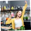 24pcs Silicone Straw Cap Reusable Drinking Straw Cover view 4