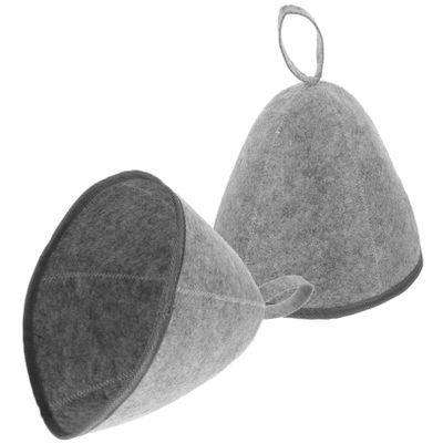 Housoutil Unisex Felt Sauna Hat Bathing Felt Sauna Hat for Adults Thick Double-Layered Design for Enhanced Heat Insulation Comfortable and Breathable