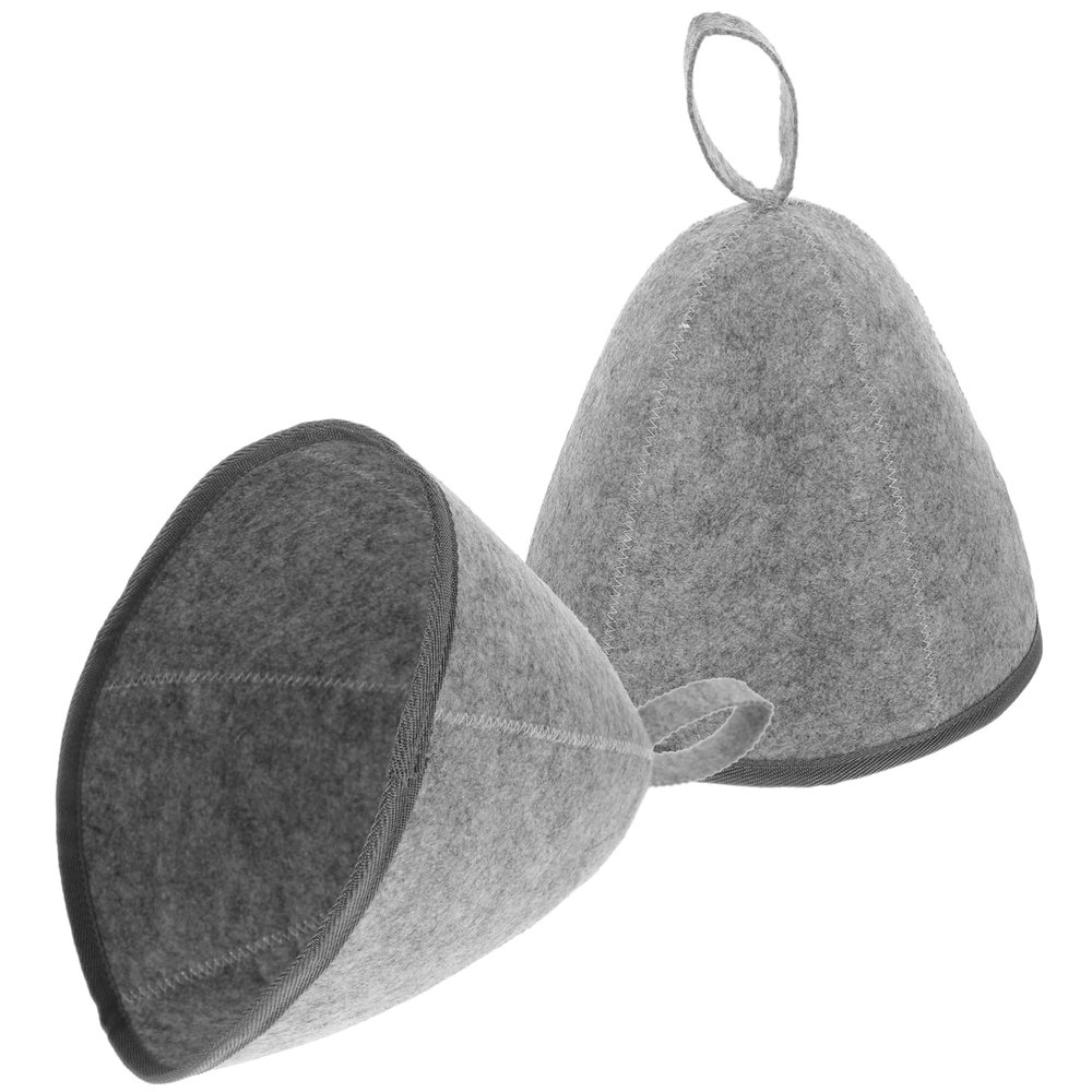 Housoutil Unisex Felt Sauna Hat Bathing Felt Sauna Hat for Adults Thick Double-Layered Design for Enhanced Heat Insulation Comfortable and Breathable