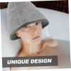 Housoutil Unisex Felt Sauna Hat Bathing Felt Sauna Hat for Adults Thick Double-Layered Design for Enhanced Heat Insulation Comfortable and Breathable view 3