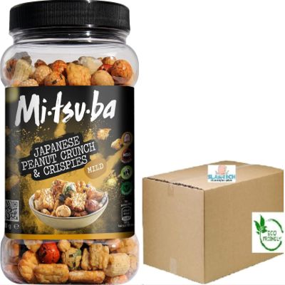 Mitsuba Japanese Peanut Crunch and Crispies, 650g Boxed Slamtech