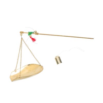 ABOOFAN Copper Scale Rod Medicinal Materials Scale Vintage Design for Chinese Medicine Weighing