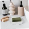 Zerodeko 2pcs Bathroom Soap Dish Glass Soap Holder for Shower Case Home Container Bar Holder view 4