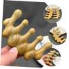 Mipcase Meridian Massage Comb for Head and Neck Wide Tooth Design and Gua Sha Scraping Tool Function for Scalp Caring and Relaxation Random Color view 4