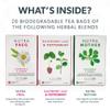 NutraTea - The Pregnancy Hamper - Herbal Teas Perfect For Pregnancy & New Mums - Gifts For Pregnant Women & New Mum Hamper - Herbal Tea Gift Set - 60 Tea Bags | 3 Flavours view 3