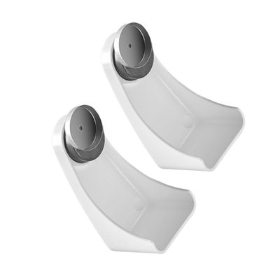 CAXUSD Magnetic Absorption Soap Holder Rack 2pcs Punch-free Bathroom Soap Box Waterproof Drainage Tray White for Shower Sink