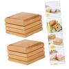 CAXUSD 2pcs Quality Bamboo Soap Holder Drainage Soap Dish of Boxes for Bathroom view 2