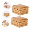 CAXUSD 2pcs Quality Bamboo Soap Holder Drainage Soap Dish of Boxes for Bathroom view 3