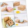 CAXUSD 2pcs Quality Bamboo Soap Holder Drainage Soap Dish of Boxes for Bathroom view 4