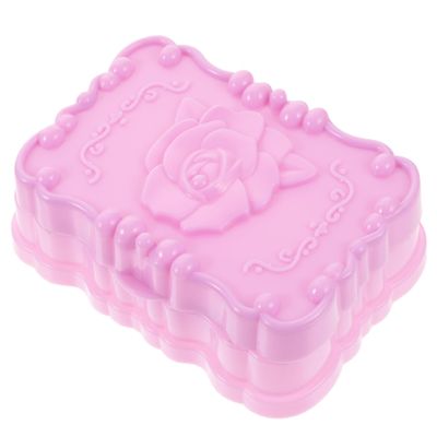 Double Layer Draining Soap Box with Lid for Bathroom Sink