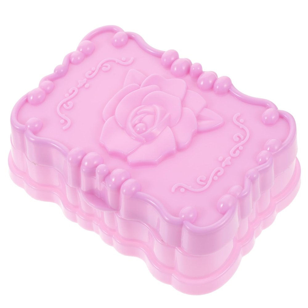 Double Layer Draining Soap Box with Lid for Bathroom Sink