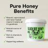 Black Bee Honey - Pure Spring British Soft Set Honey, Creamy with a Light Sweetness, Unprocessed, Single Source from Hive to Jar, Never Blended - Delicious on Toast, Soothing in Drinks, 1Kg Tub view 3