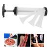 ABOOFAN Manual Sausage Stuffer Kit Compact Plastic Sausage Filling Tool Includes Detachable Nozzles for Easy Use for Home Cooks view 4